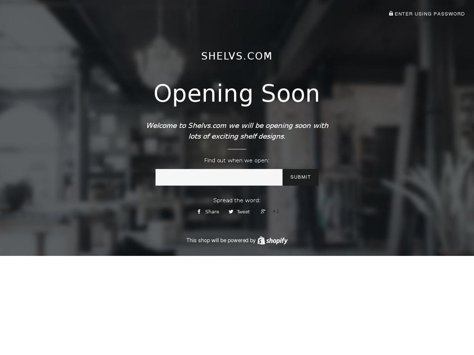 loveshelves.com shopify website screenshot