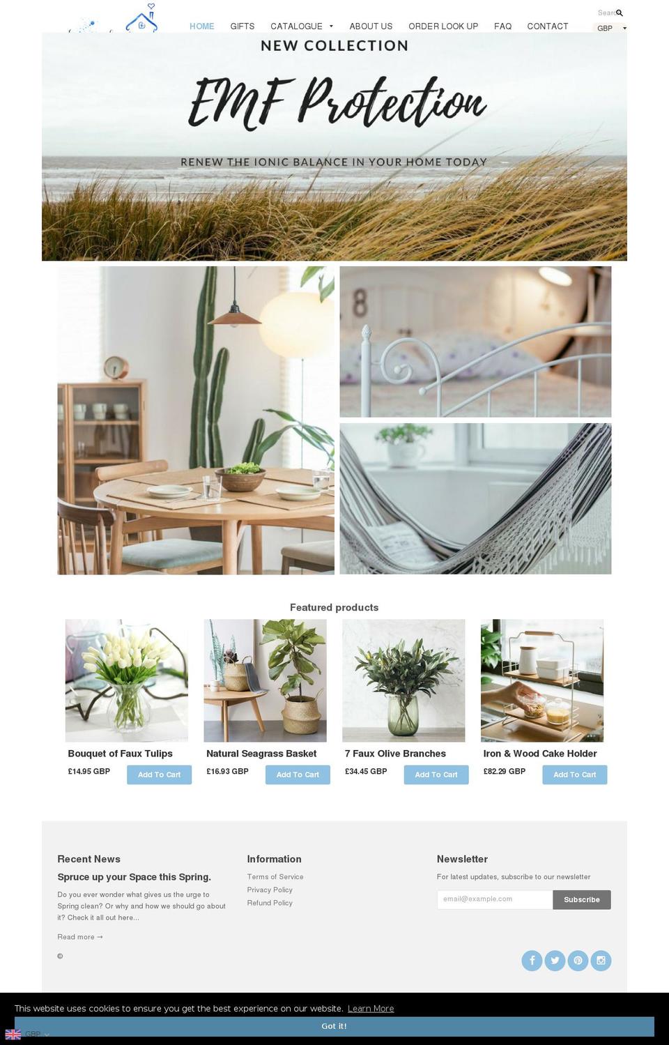lovesimpleinteriors.com — Shopify storefront screenshot