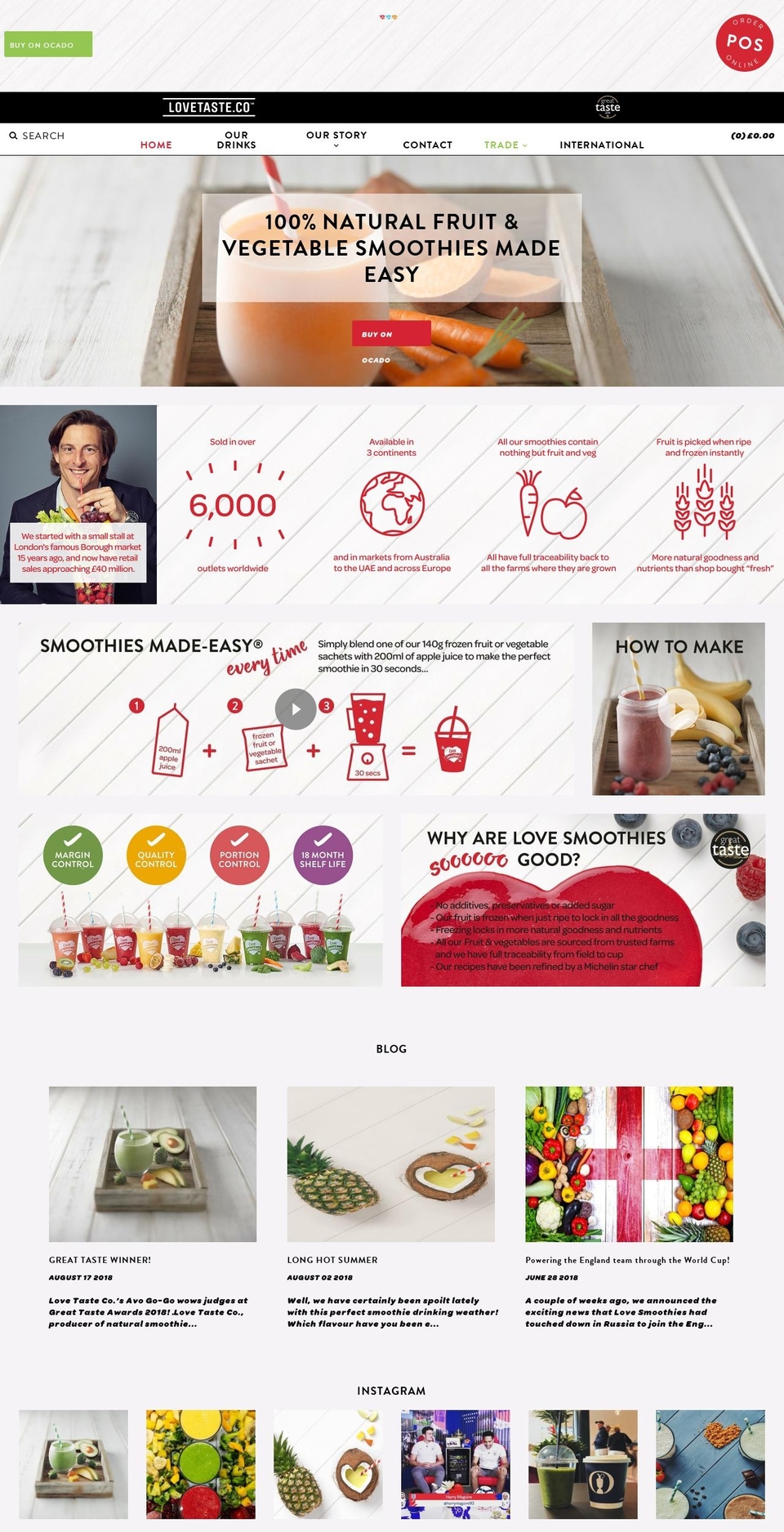 LTC V1.2.1 Shopify theme site example lovesmoothies.com