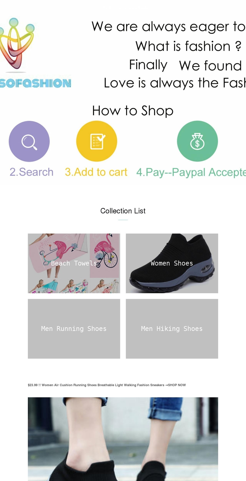 lovesofashion.com shopify website screenshot