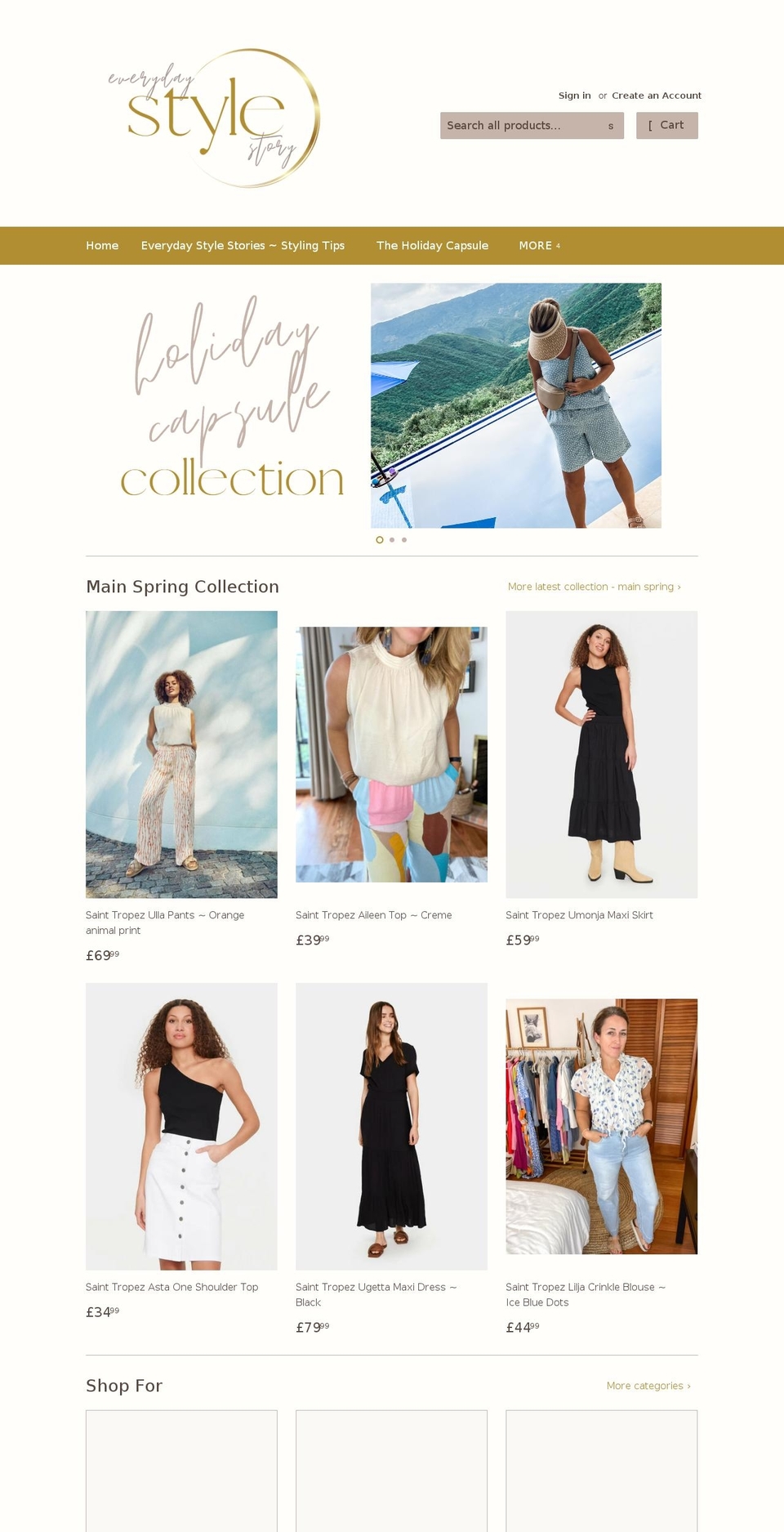 lovestylemagpie.com shopify website screenshot