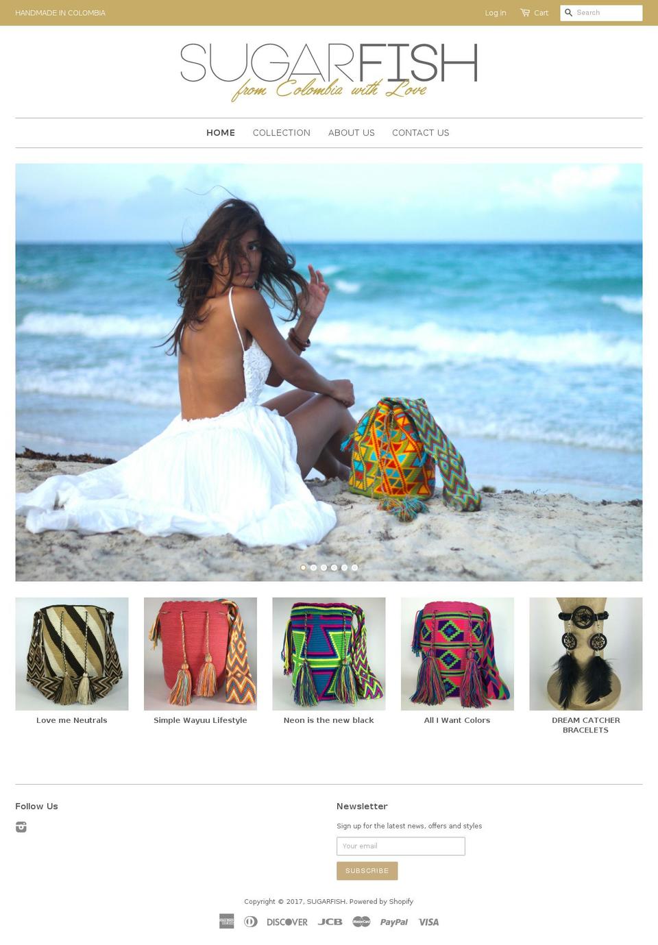 lovesugarfish.com shopify website screenshot