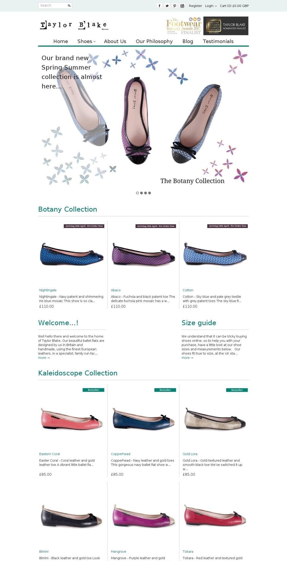lovetaylorblake.com shopify website screenshot