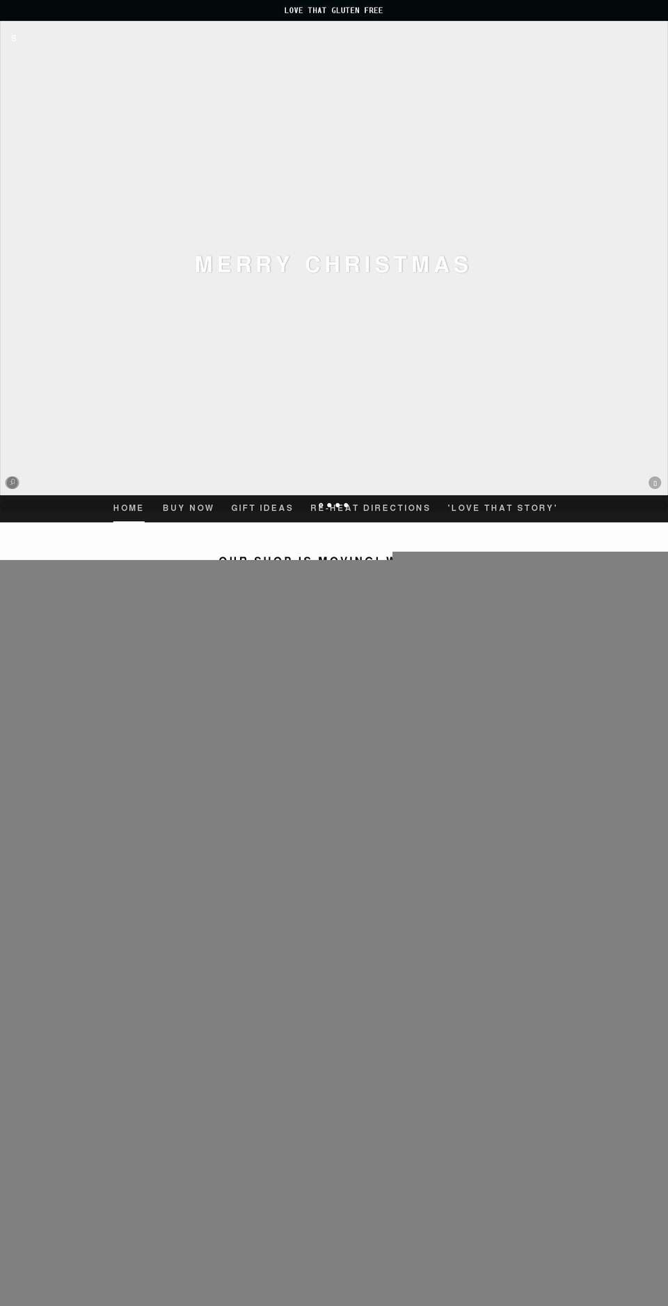 lovethatglutenfree.com shopify website screenshot