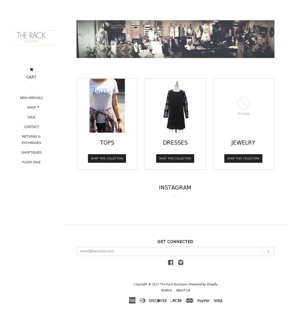 lovetherack.com shopify website screenshot
