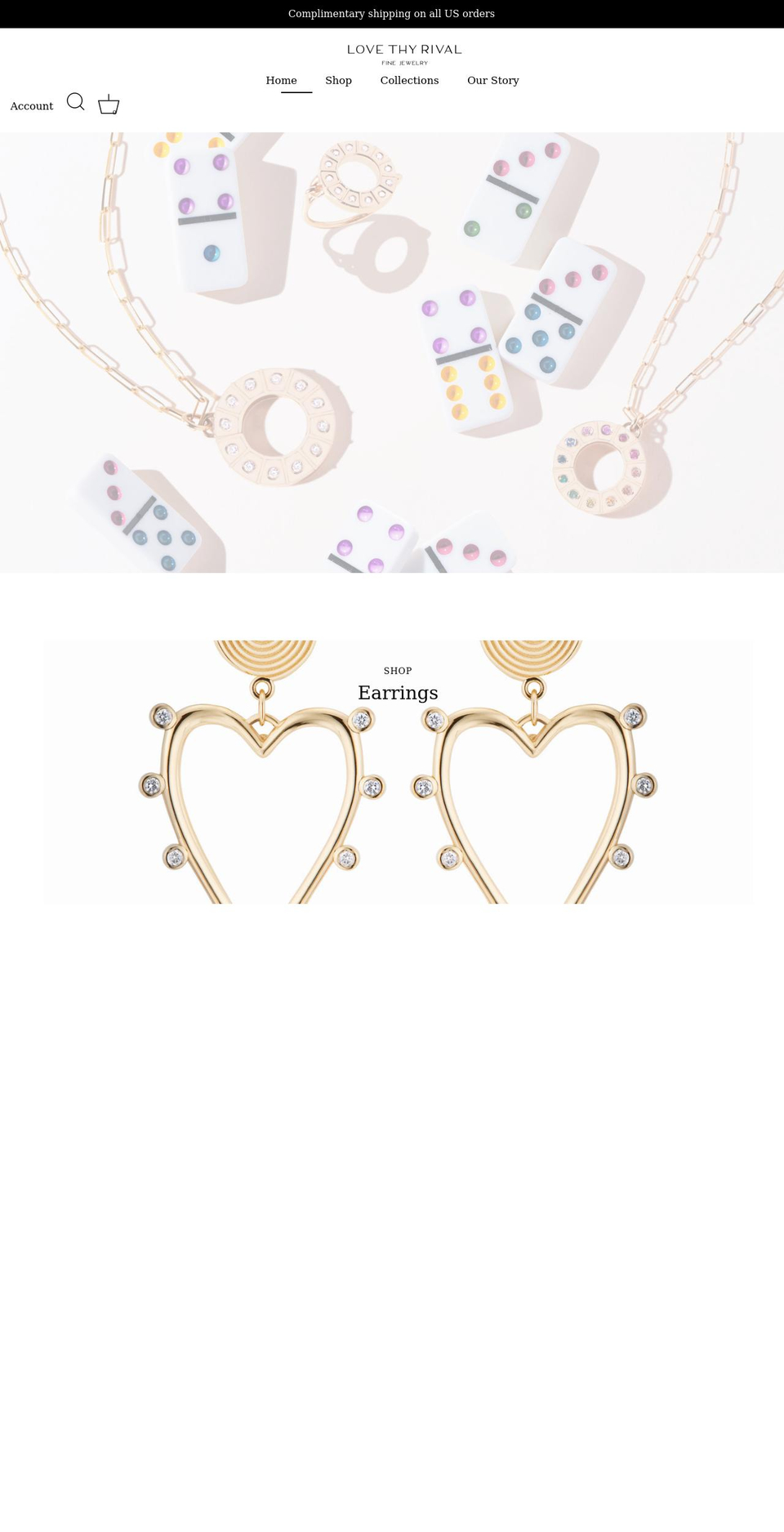 lovethyrival.com shopify website screenshot