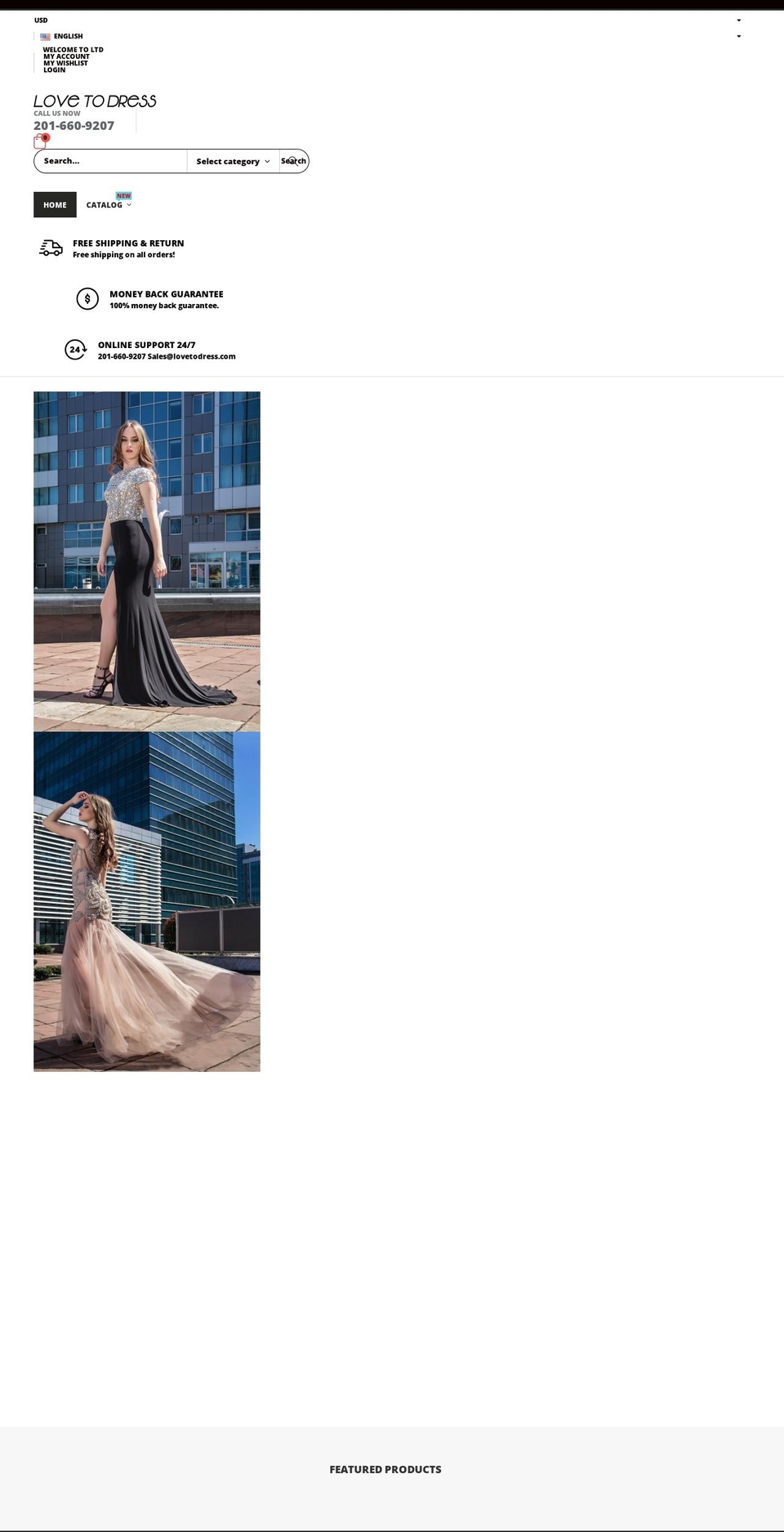 lovetodress-nyc.myshopify.com shopify website screenshot
