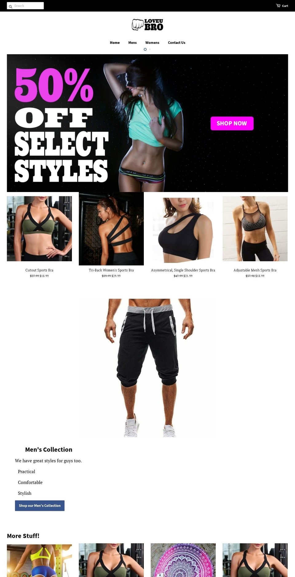 loveubro.com — Shopify storefront screenshot