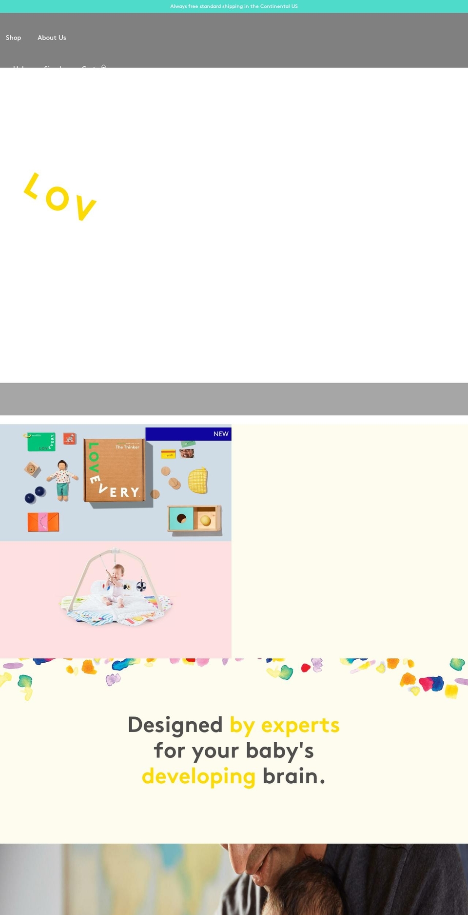 loveveryshop Shopify theme site example loveverybaby.com