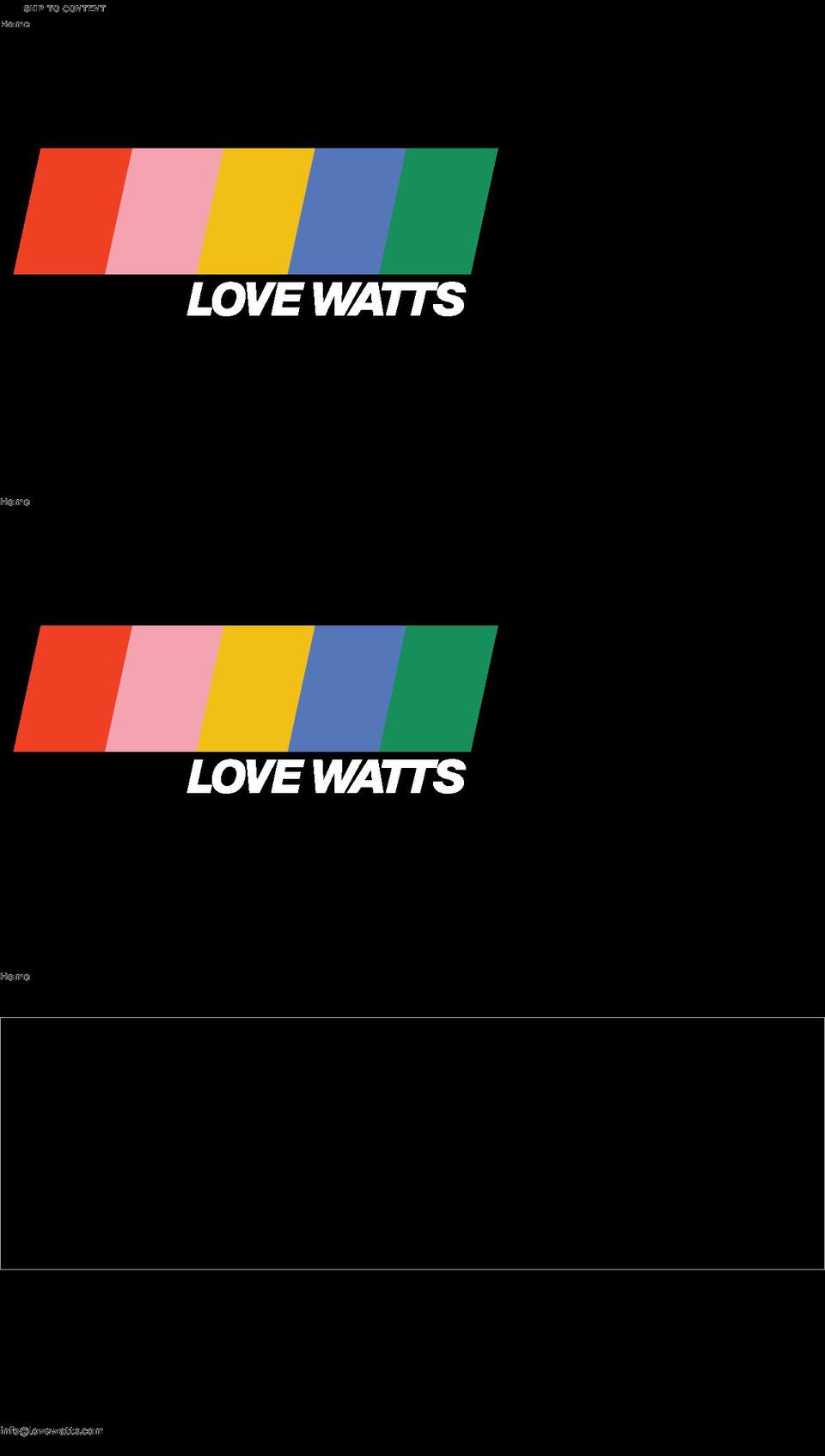 lovewatts.com — Shopify storefront screenshot
