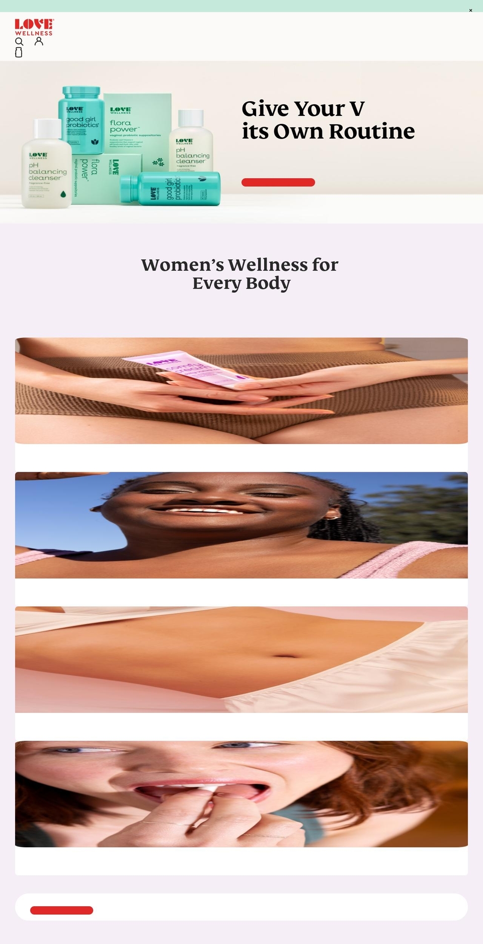 lovewellness.com shopify website screenshot