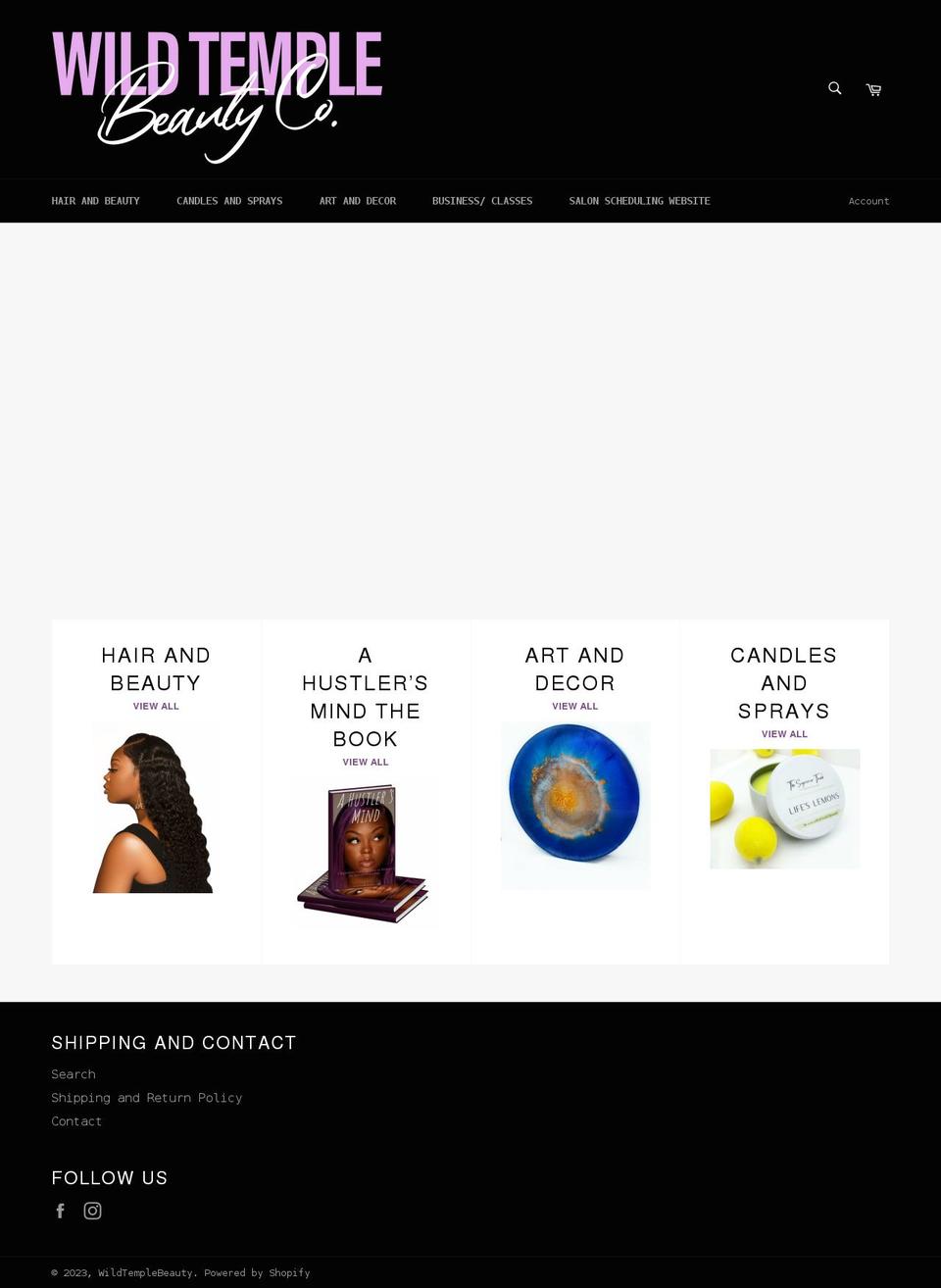 lovewildtemple.com shopify website screenshot