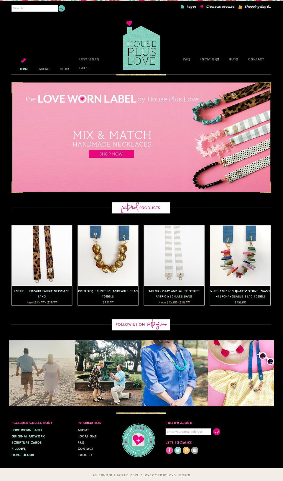 lovewornlabel.com — Shopify storefront screenshot