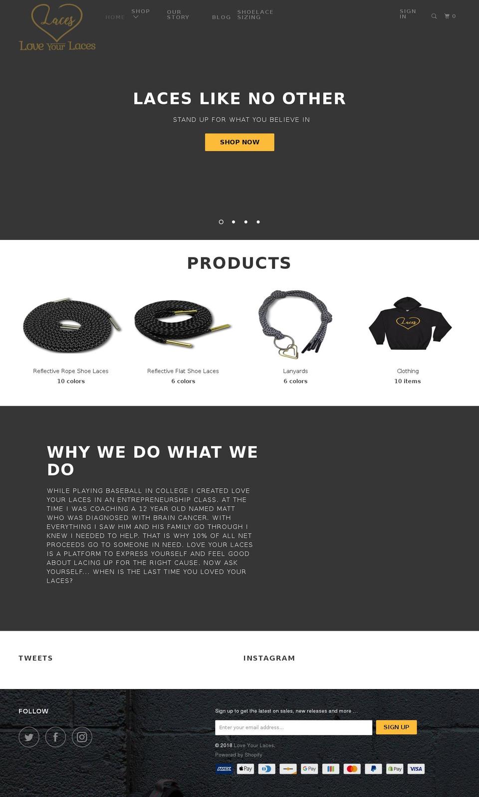 loveyourlaces.com — Shopify storefront screenshot