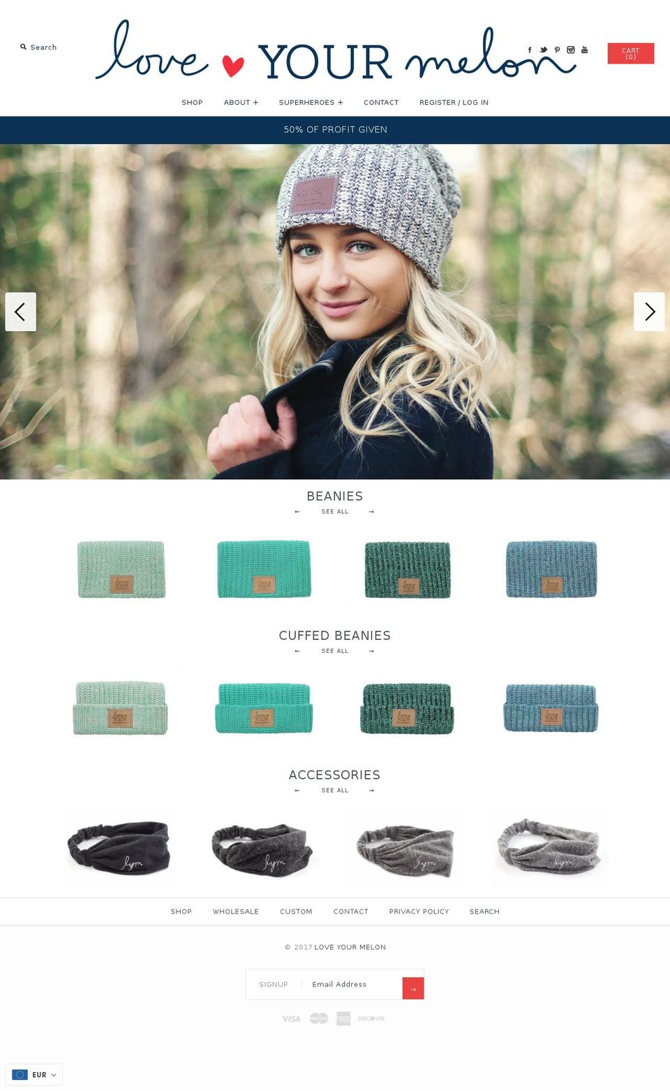 Love Your Melon #8649 #8650 Shopify theme site example loveyourmelonday.com