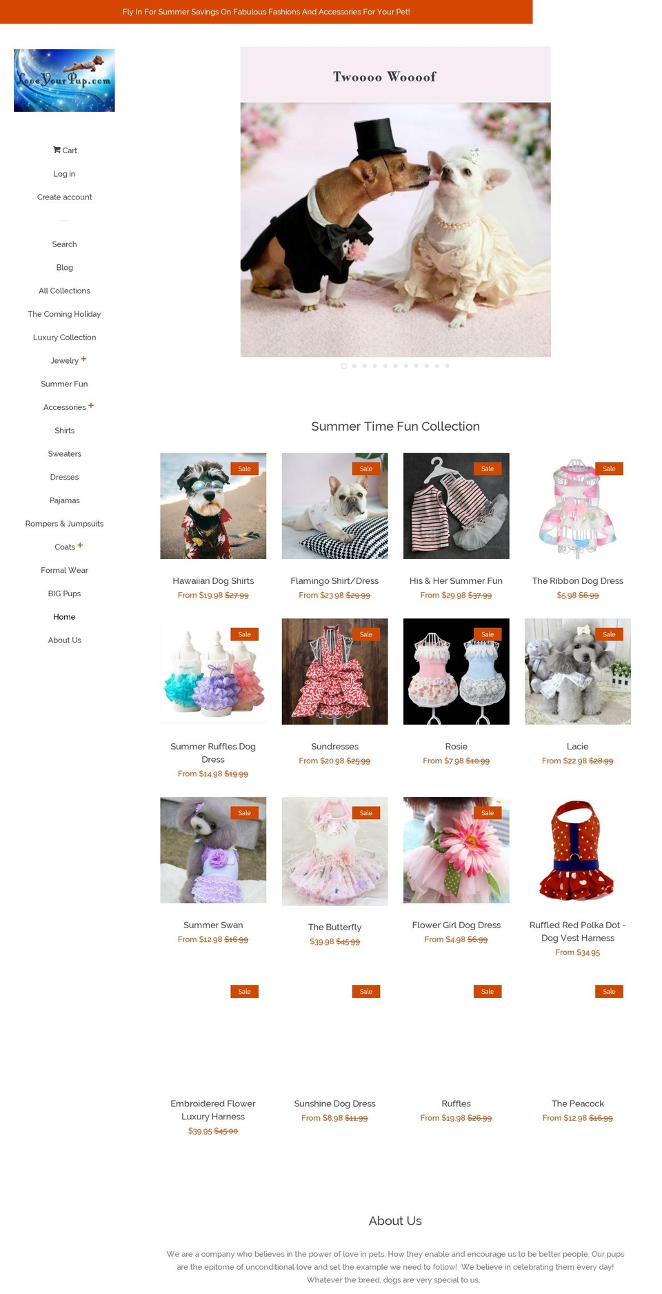 loveyourpup.com — Shopify storefront screenshot