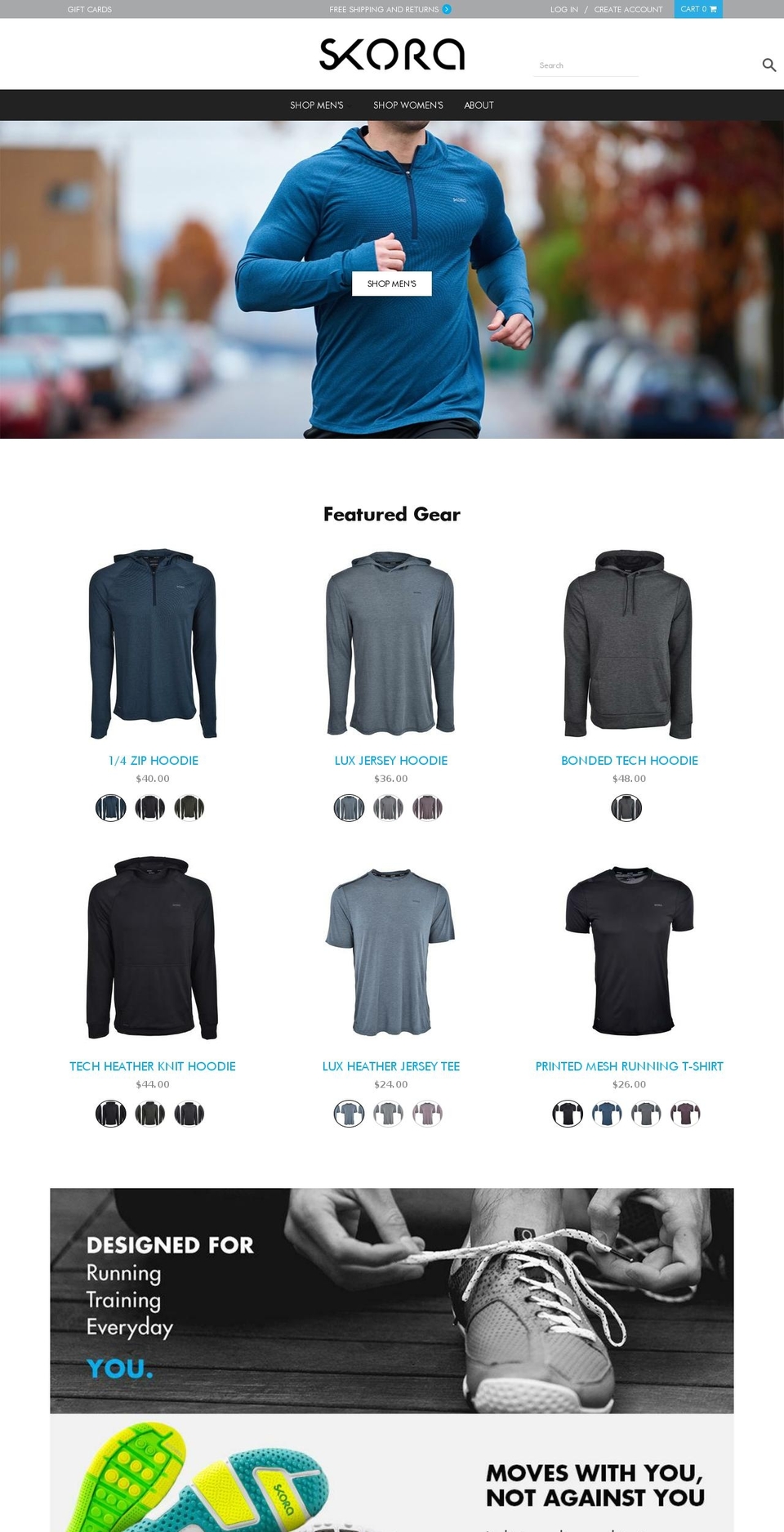 Design Shopify theme site example loveyourrun.com