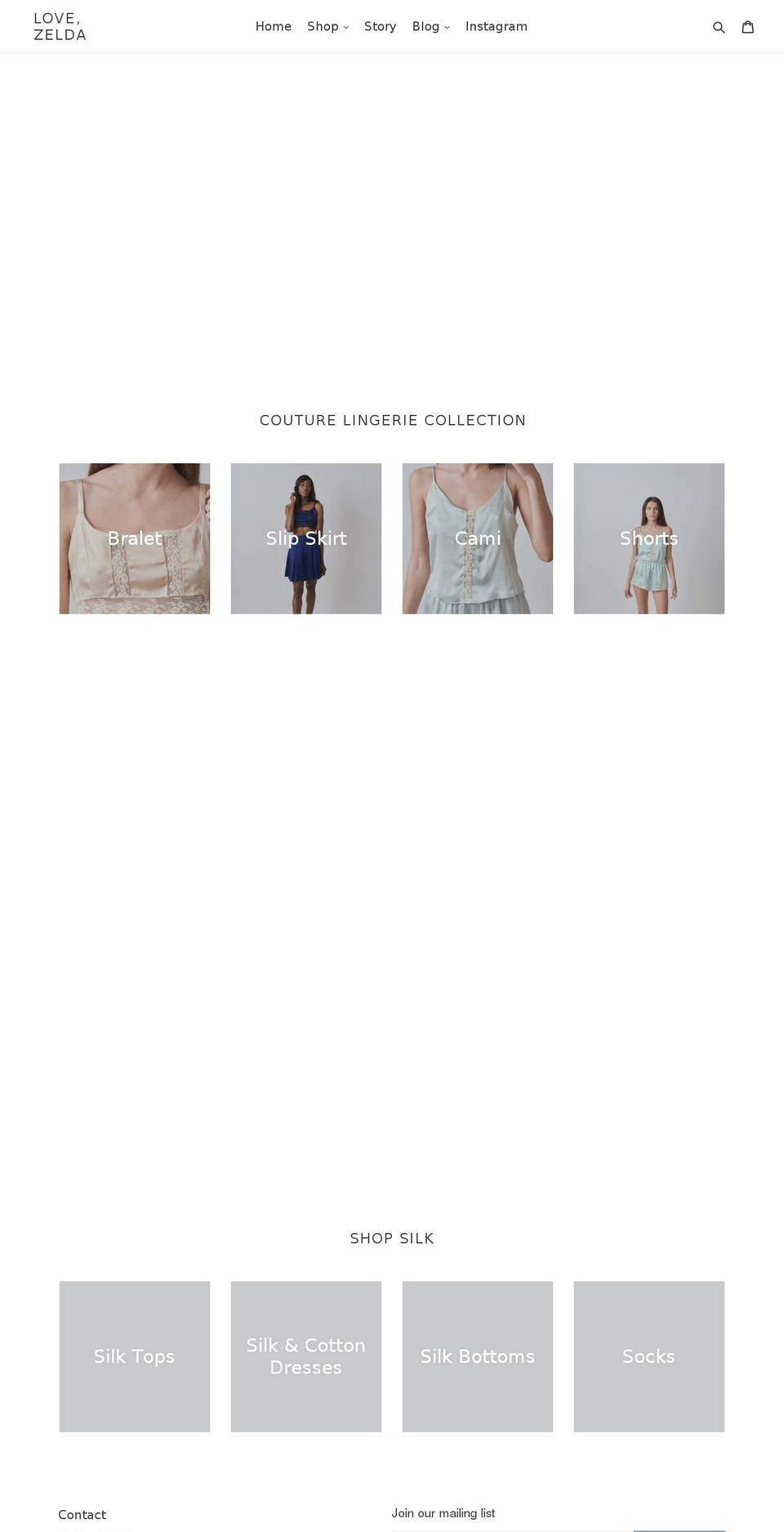 lovezelda.com — Shopify storefront screenshot