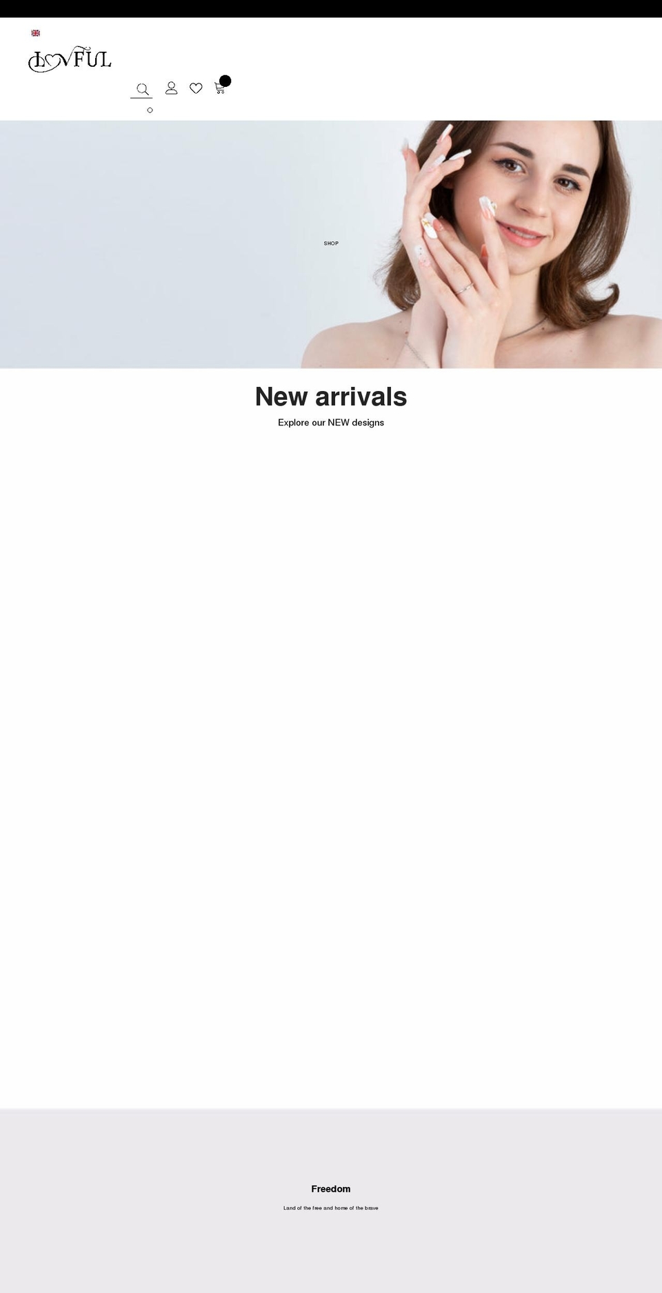lovful.com shopify website screenshot