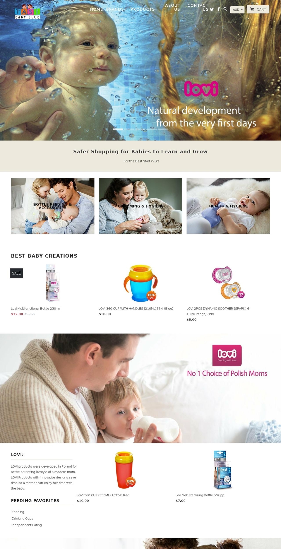 lovi.com.au shopify website screenshot