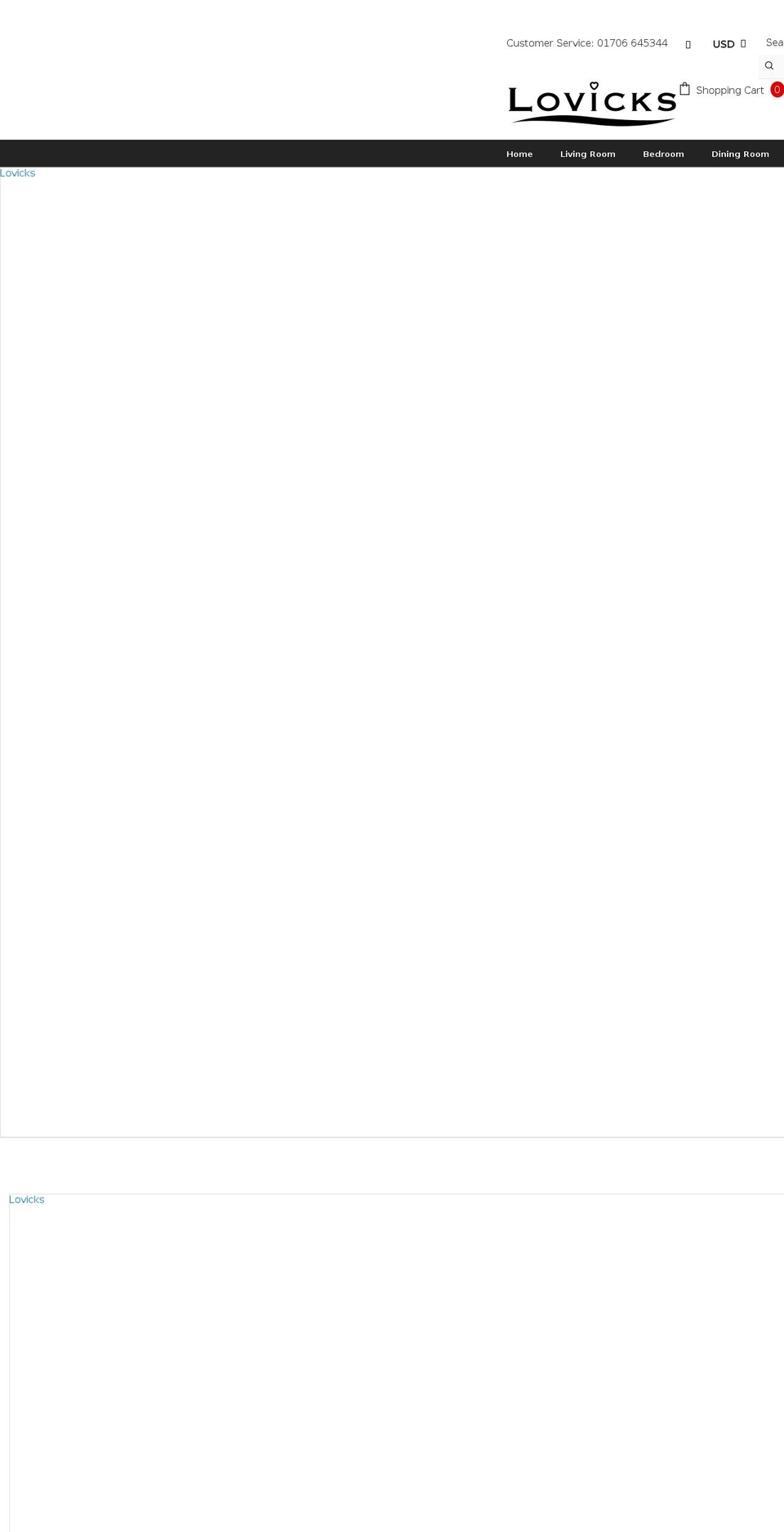lovicks.co.uk shopify website screenshot