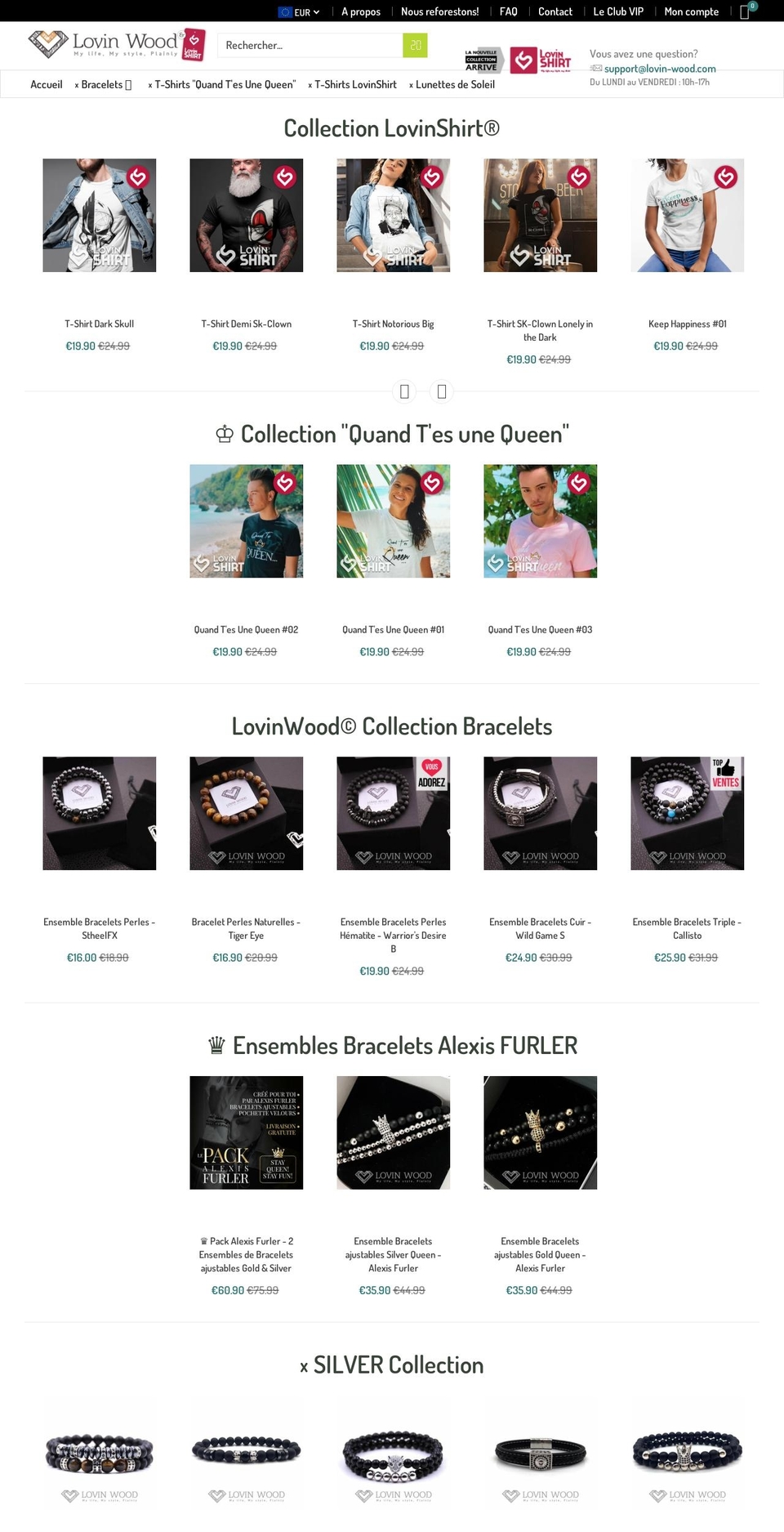 lovin-wood.com — Shopify storefront screenshot