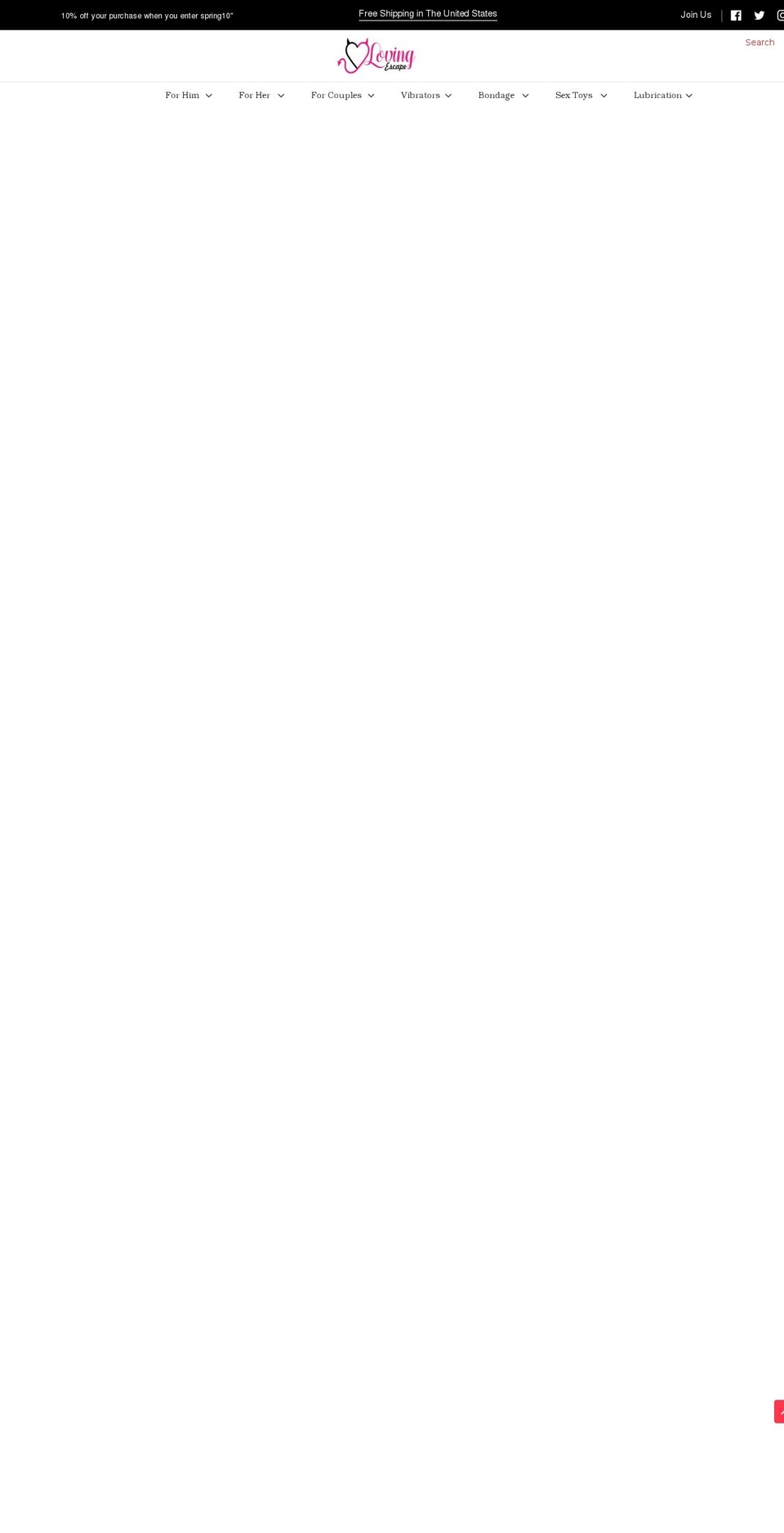 lovingescape.com — Shopify storefront screenshot
