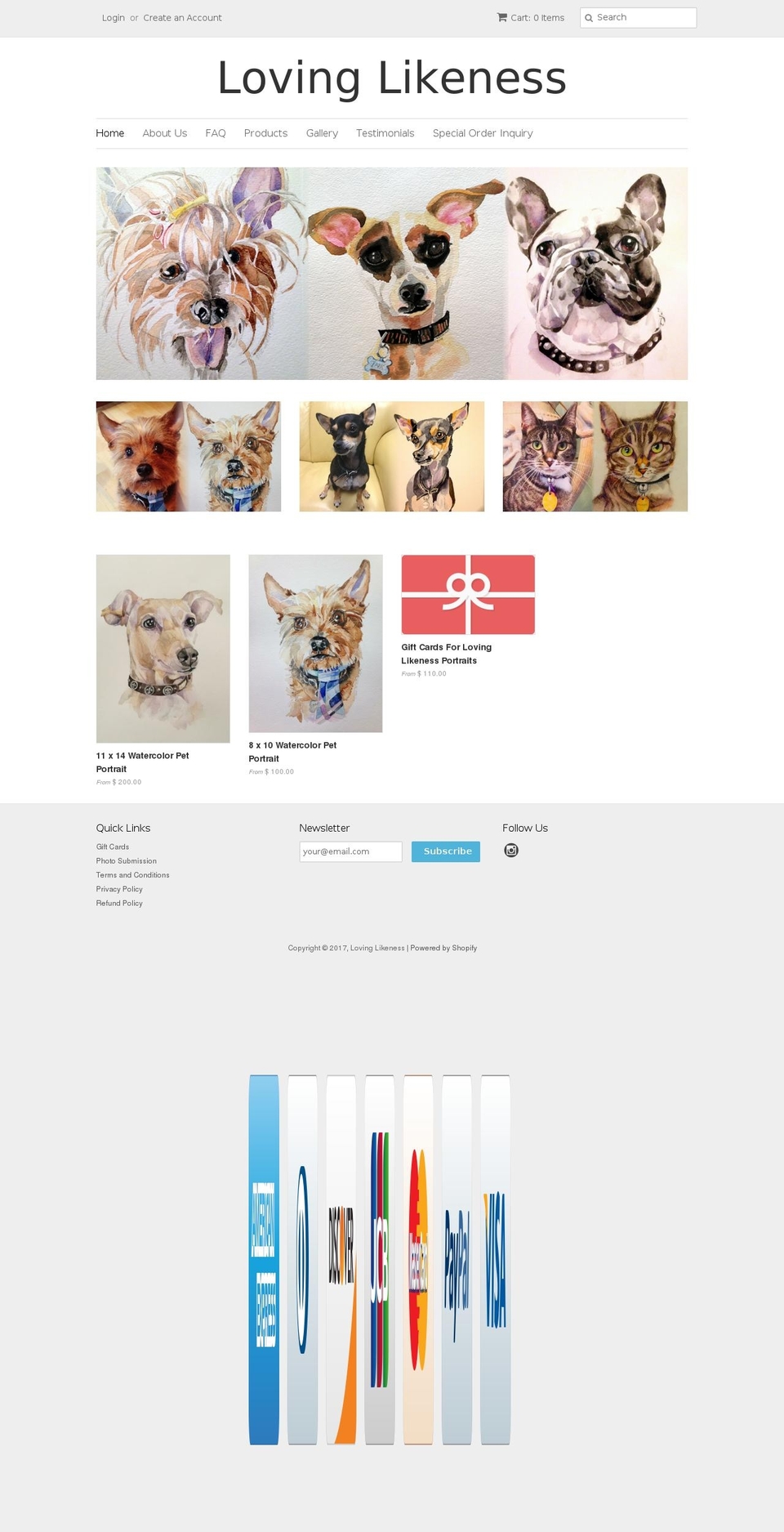 lovinglikeness.com shopify website screenshot