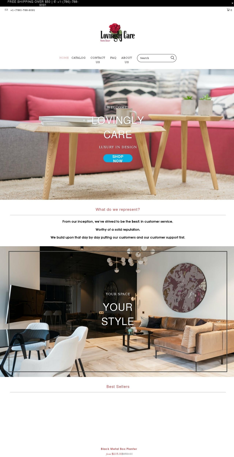 lovinglycare.com shopify website screenshot
