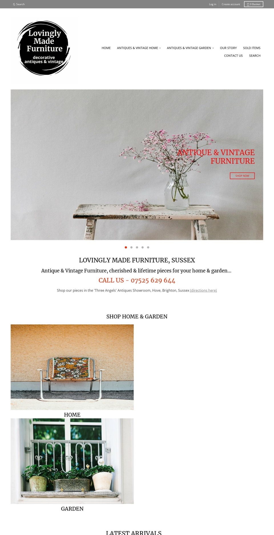 lovinglymadeltd.co.uk shopify website screenshot