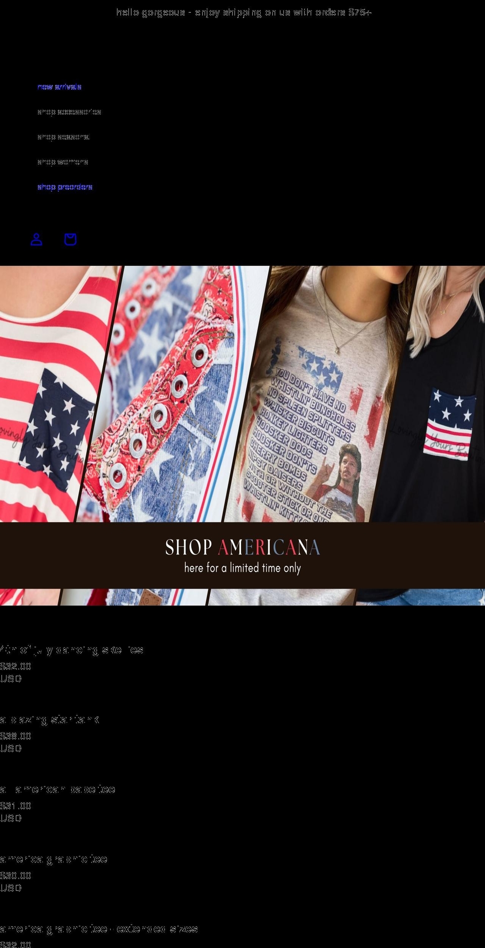 lovinglyyoursboutique.com shopify website screenshot