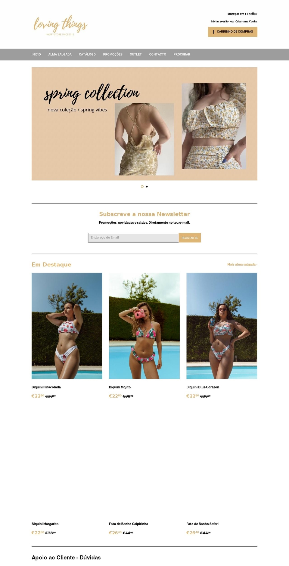 lovingthings.store shopify website screenshot