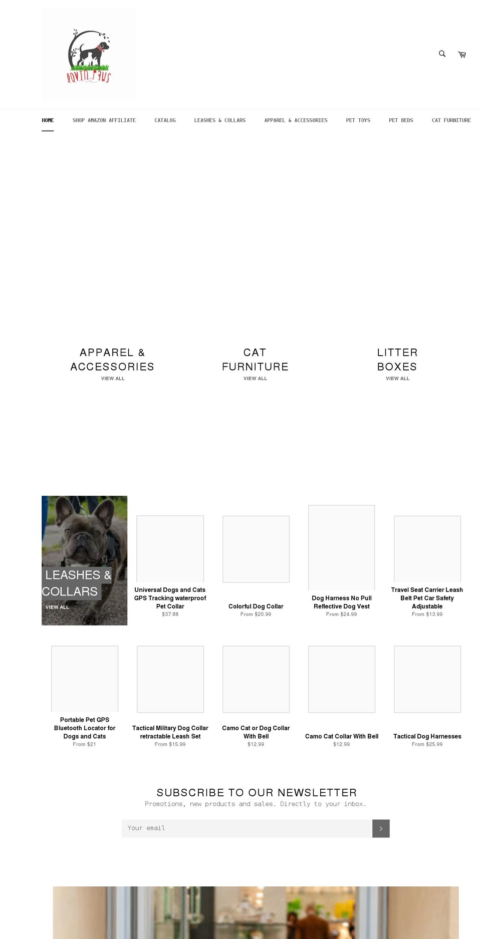 lovinpaws.com shopify website screenshot