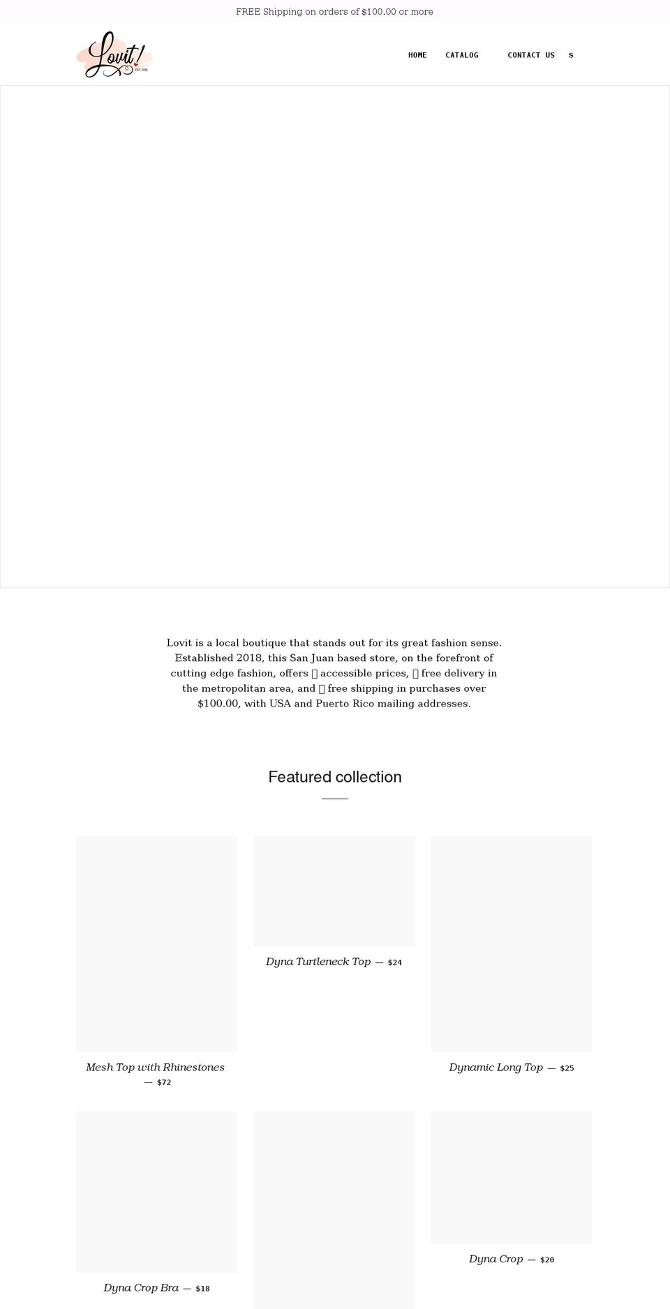 lovitbysb.com shopify website screenshot