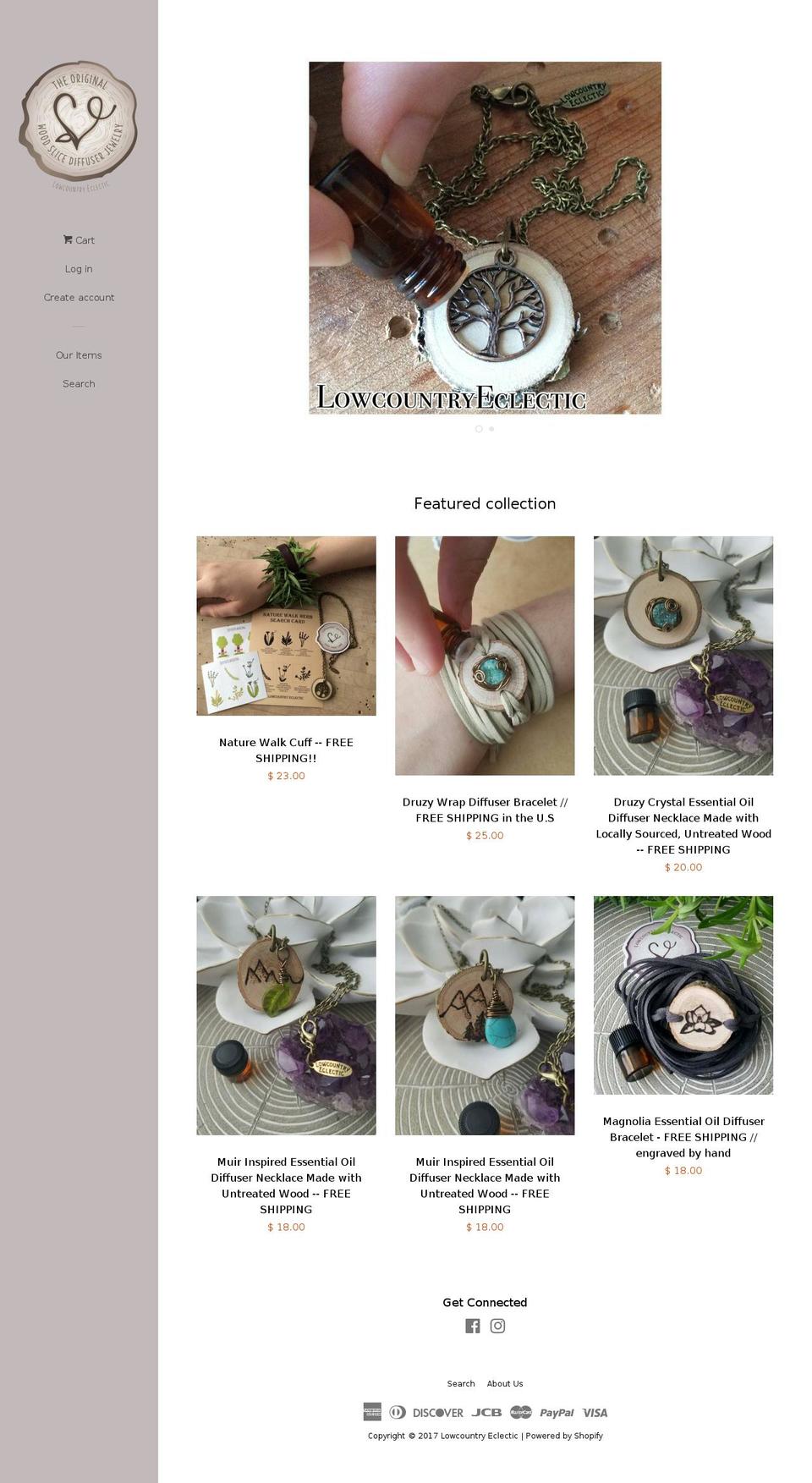 lowcountryeclectic.com shopify website screenshot