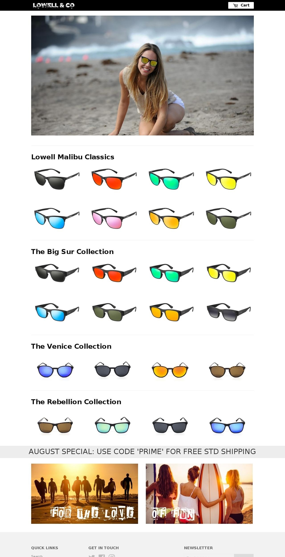 lowell-co.com — Shopify storefront screenshot