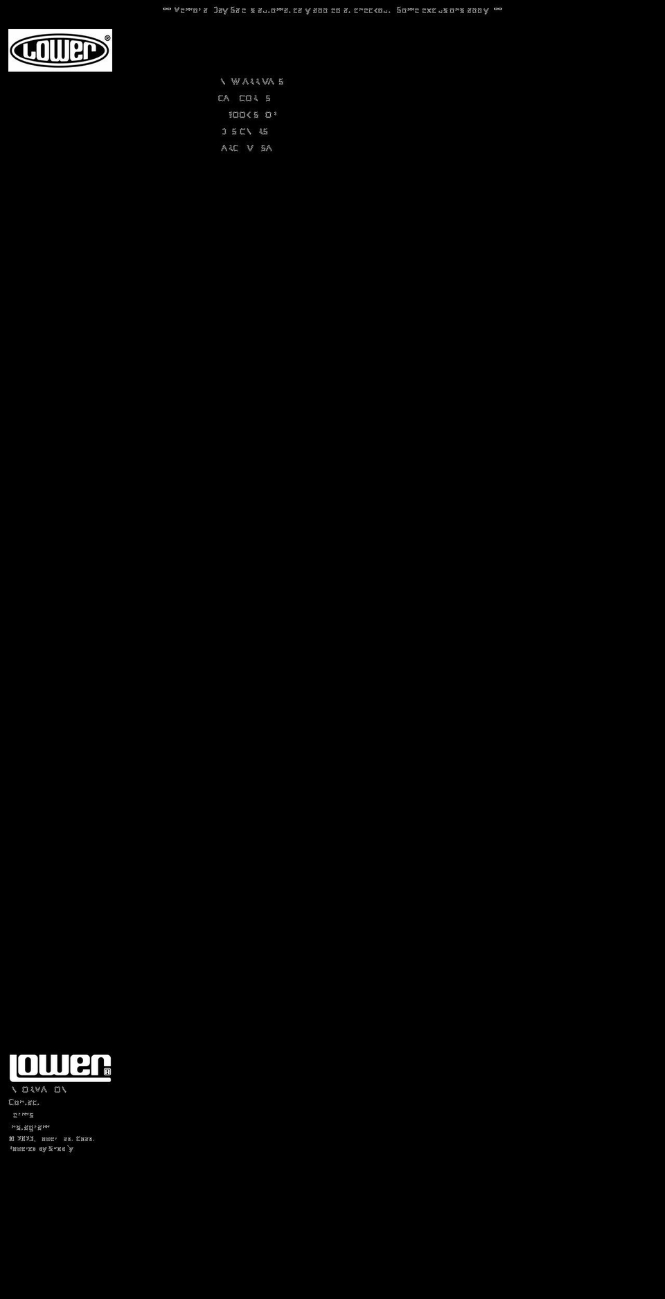 lowereastcoast.com shopify website screenshot