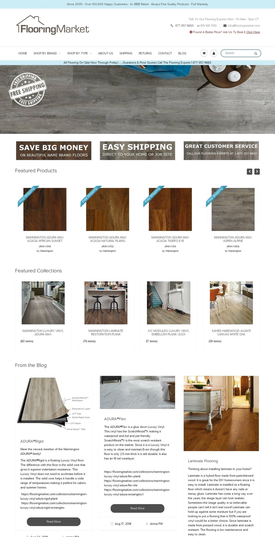 lowestpricecarpet.com — Shopify storefront screenshot