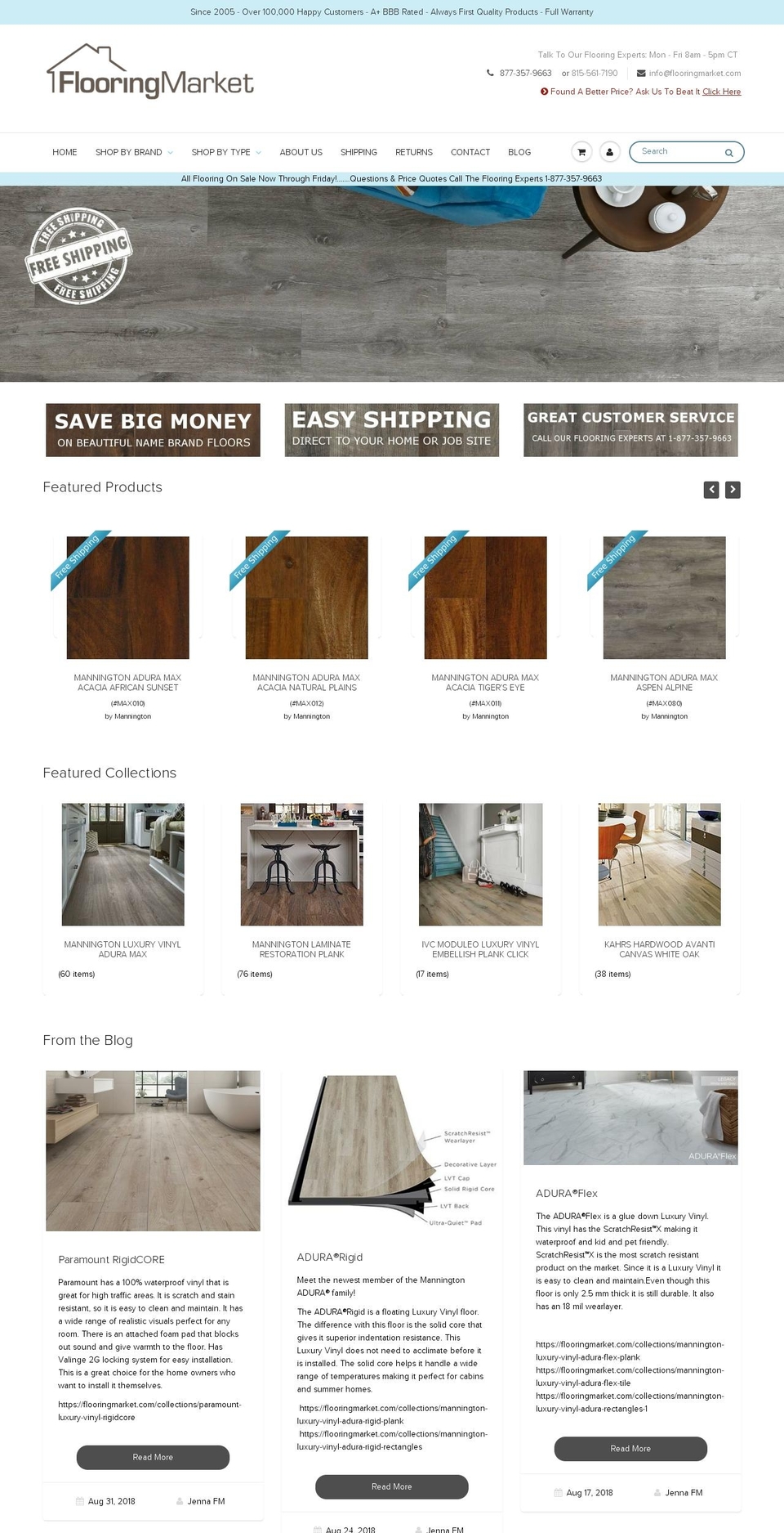 lowestpricetile.com — Shopify storefront screenshot