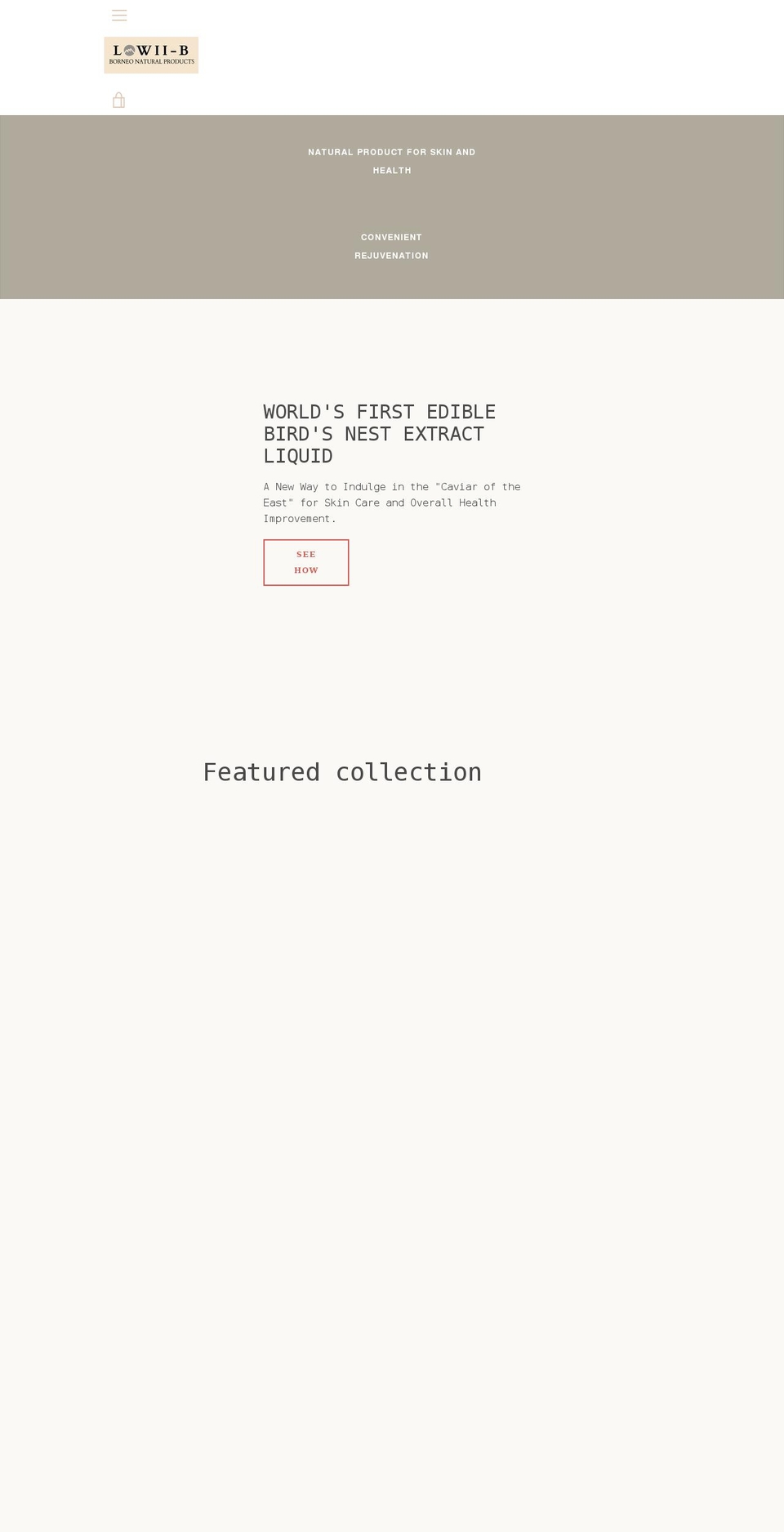 lowiib.com shopify website screenshot