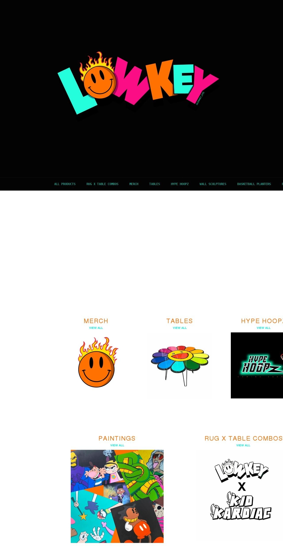 lowkeylyss.com shopify website screenshot