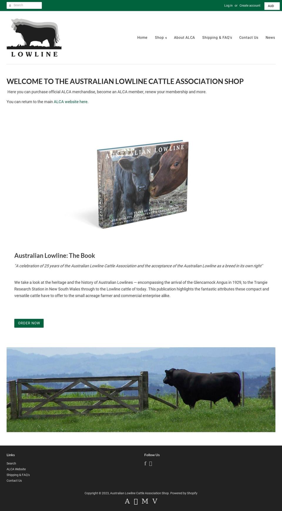 lowlineshop.com — Shopify storefront screenshot