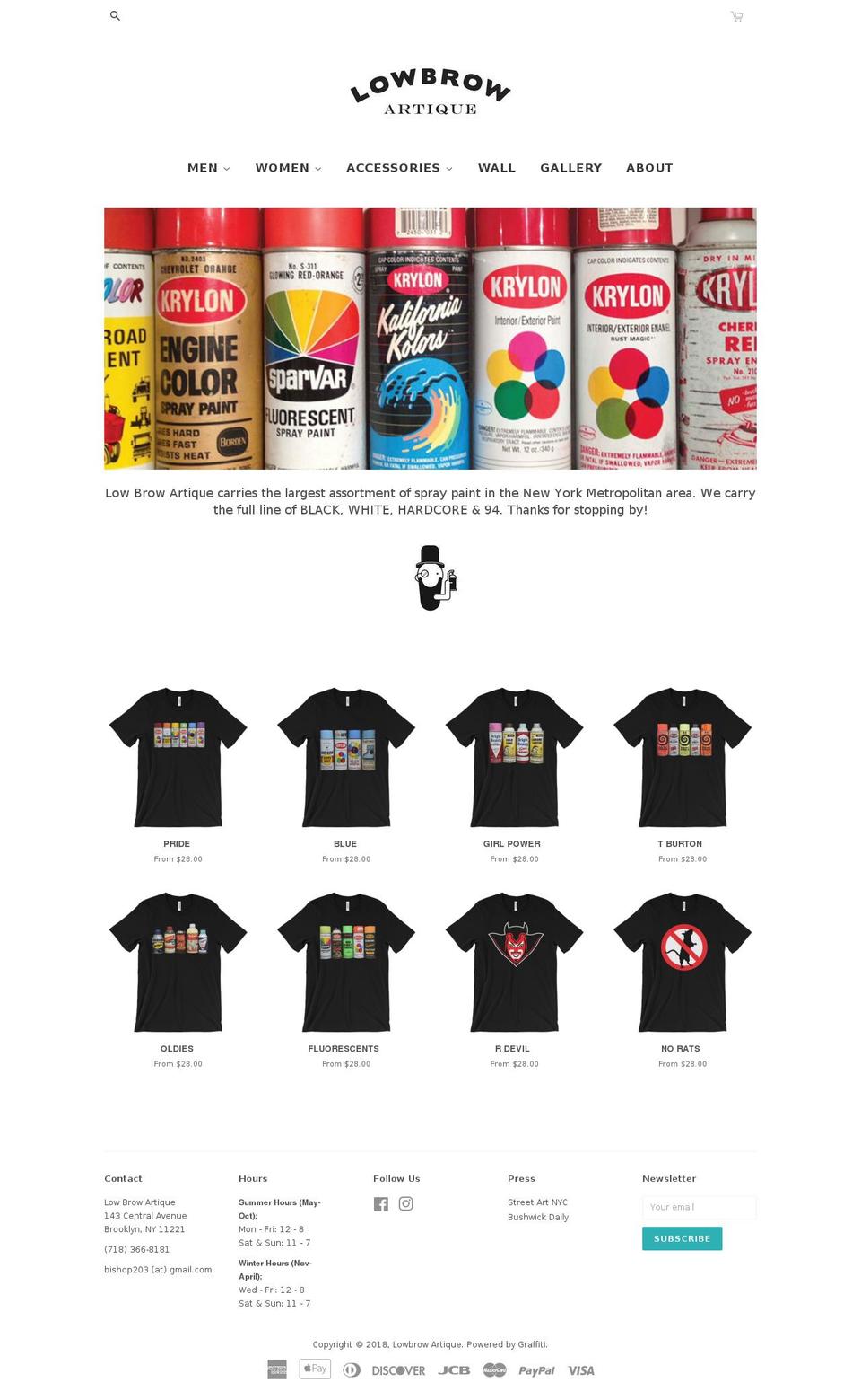 lownyc.com — Shopify storefront screenshot