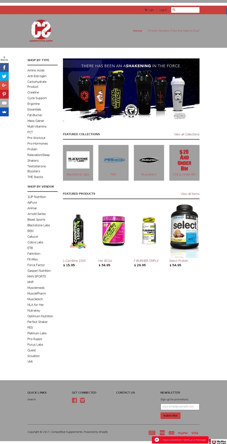 lowpricesupps.com shopify website screenshot