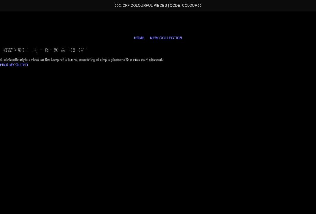 lowprofile.co.uk shopify website screenshot