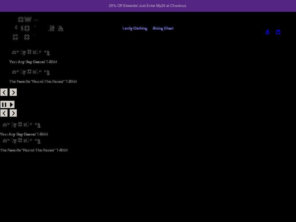 lowprofilesandcloth.com shopify website screenshot