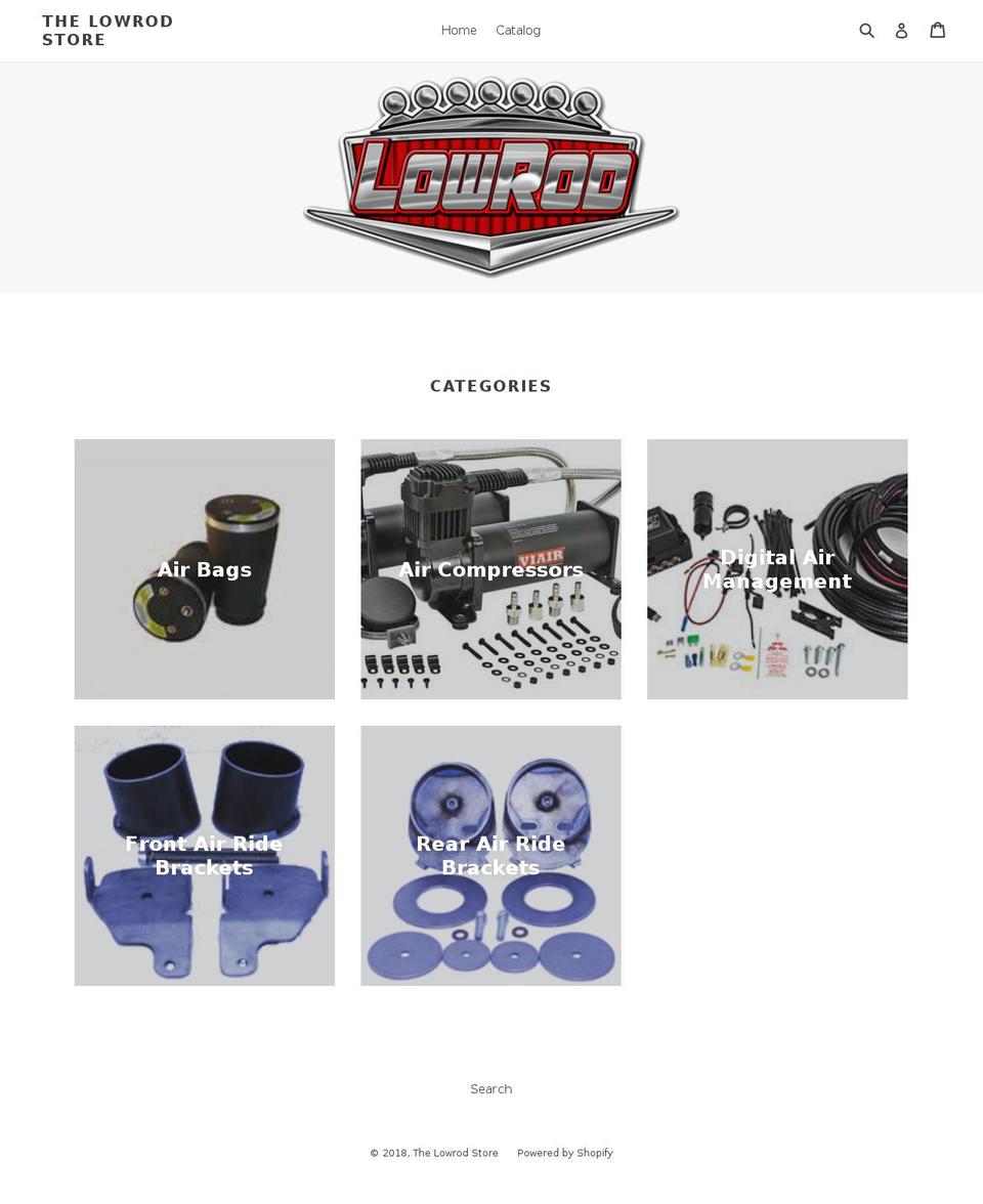 lowrodstore.com — Shopify storefront screenshot