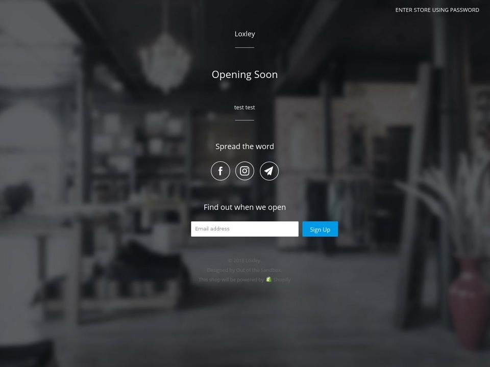loxleycases.com — Shopify storefront screenshot