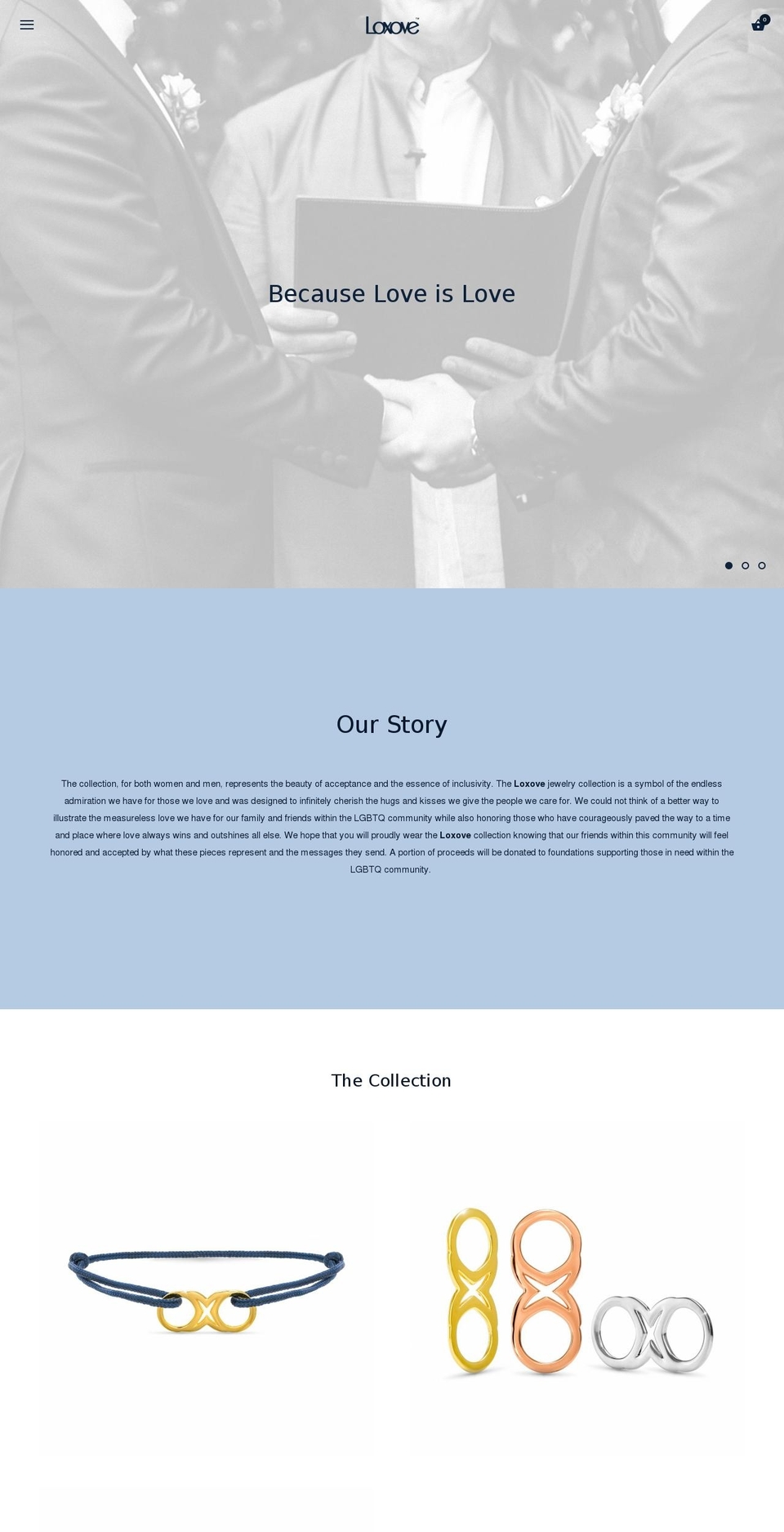 loxove.com — Shopify storefront screenshot