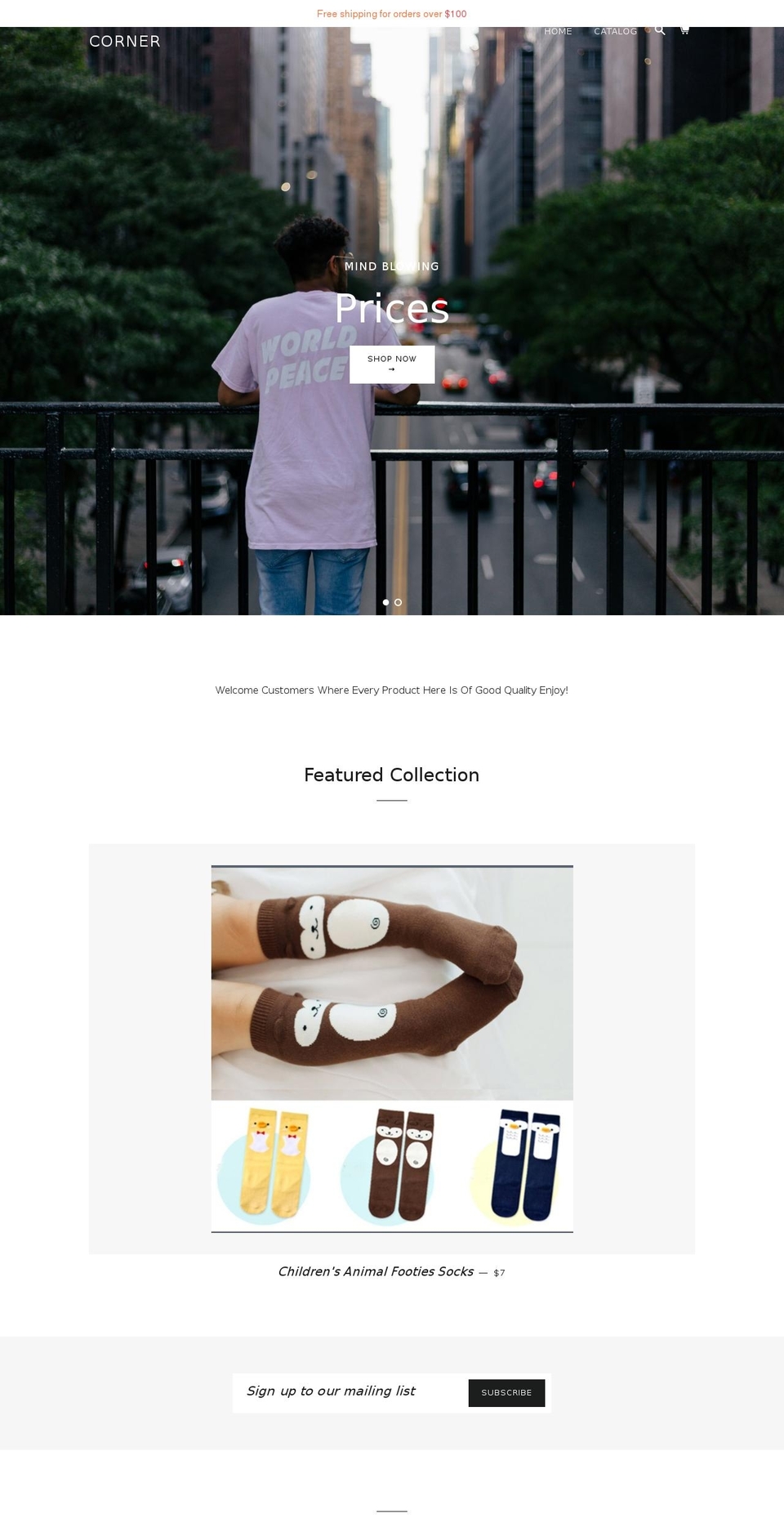 loyalceecorner.com — Shopify storefront screenshot